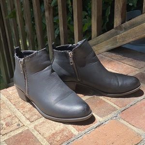 Black ankle booties